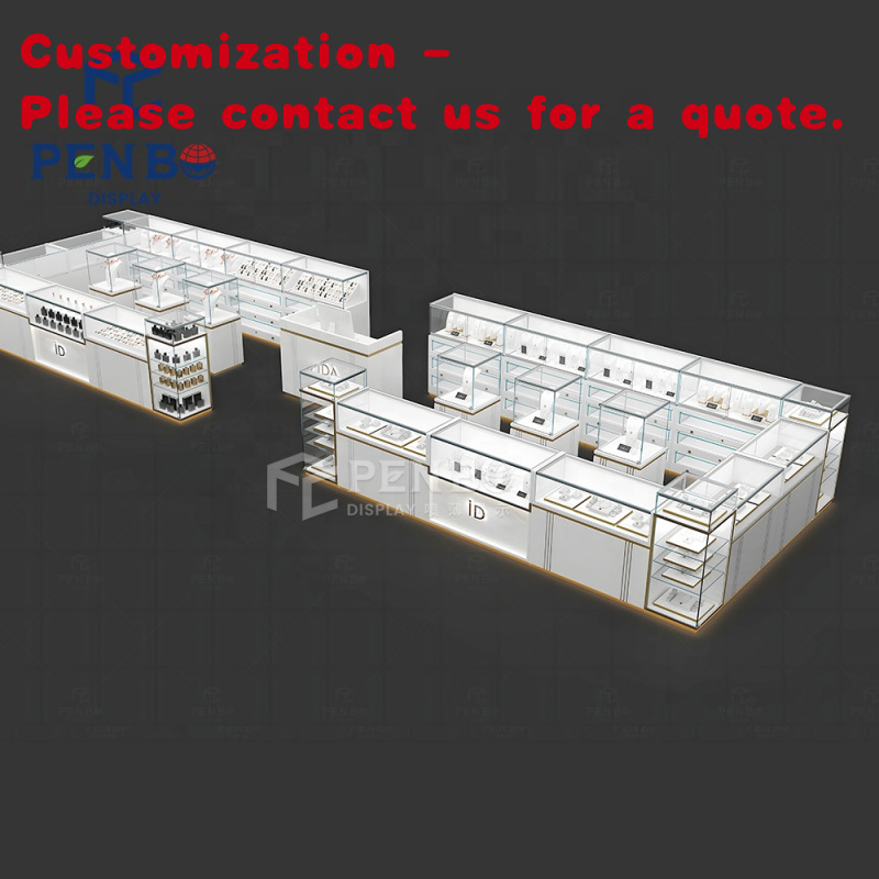 Body Jewelry Stores - benutzerdefinierte. High-End-Körperschmuck in weißer Farbe, Kioskschmuck,