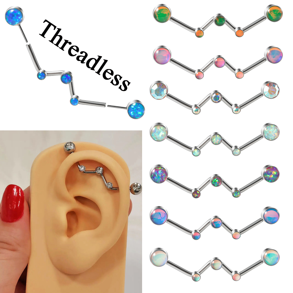 Body Jewelry Threadless - 1 STÜCK 316L Chirurgenstahl 14G Konstellation