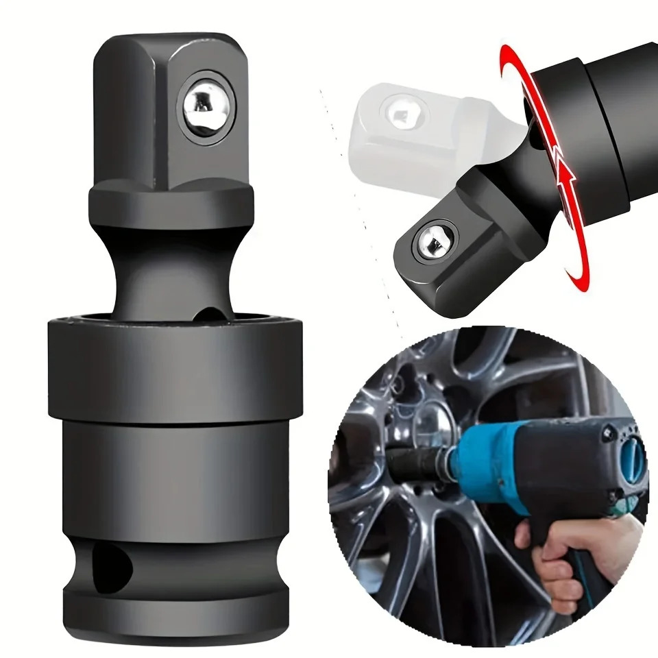 Body Jewelry 4 U - Universal-Gelenksteckschlüssel 360 ° Schwenkbarer U-Knuckle-Wobble-Steckschlüsseladapter für