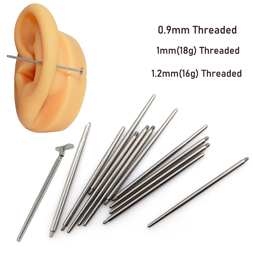Body Jewelry Dermal - 316L Chirurgischer Edelstahl Einsetzensstift Kegel Gewinde
