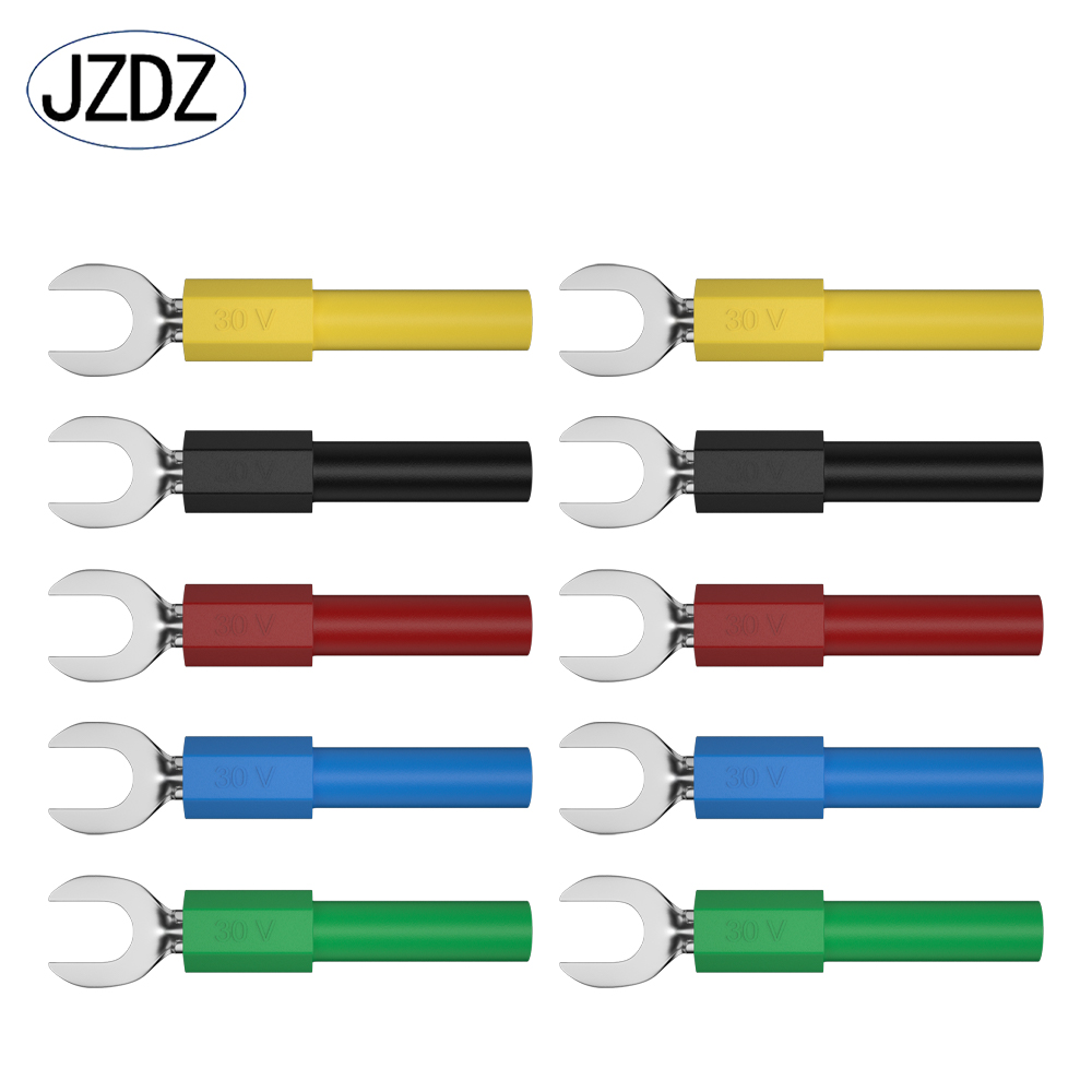 Body Jewelry 4 U - JZDZ 10PCS 6MM Isolierte Gabel Spaten