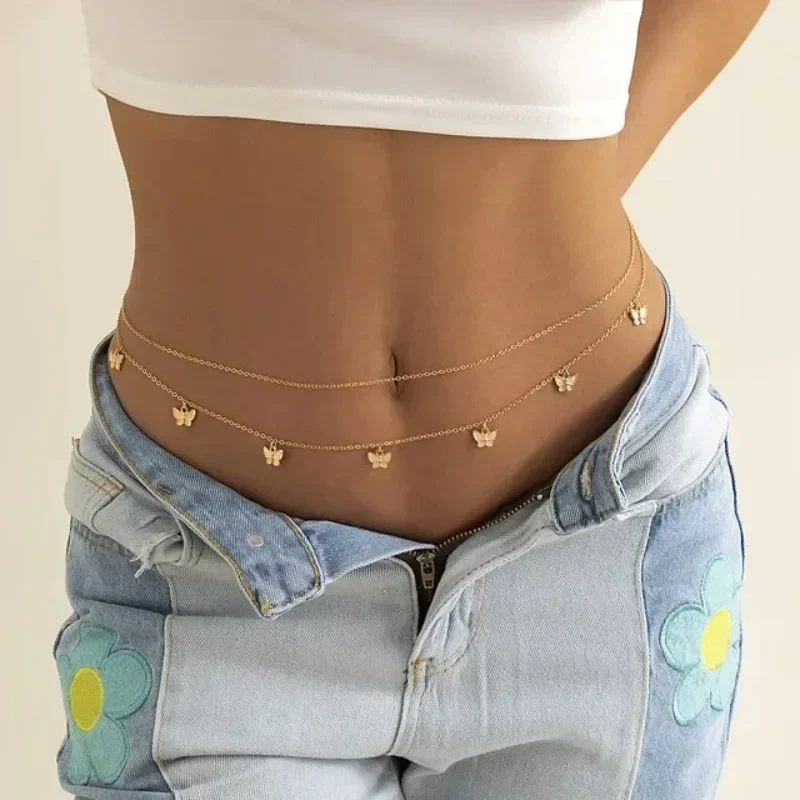 Body Jewelry In Bulk - Neue Charme Sexy Doppel Schicht Schmetterling