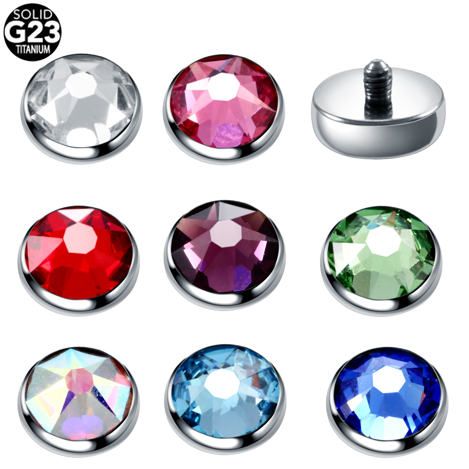 Body Jewelry Dermal - 1 STÜCK G23 Titan Dermal Anchor
