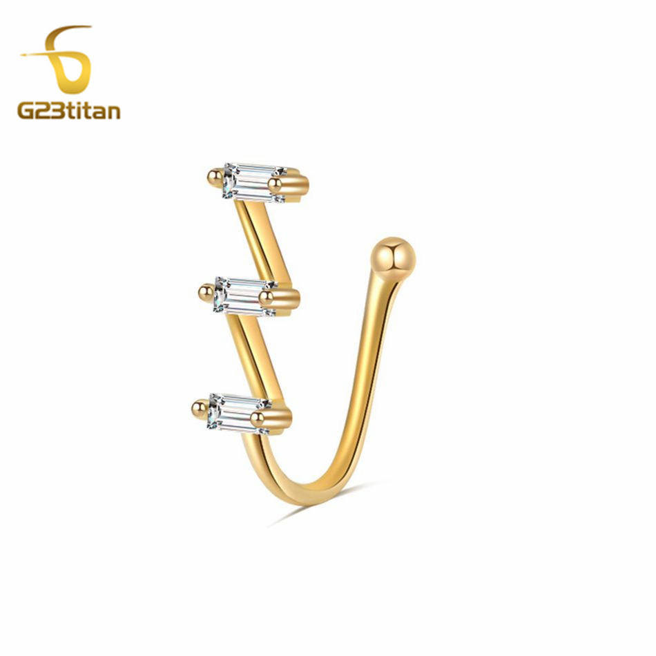 Helix Cartilage Ring - 1pc gefälschte Nase Piercing Ring Frauen