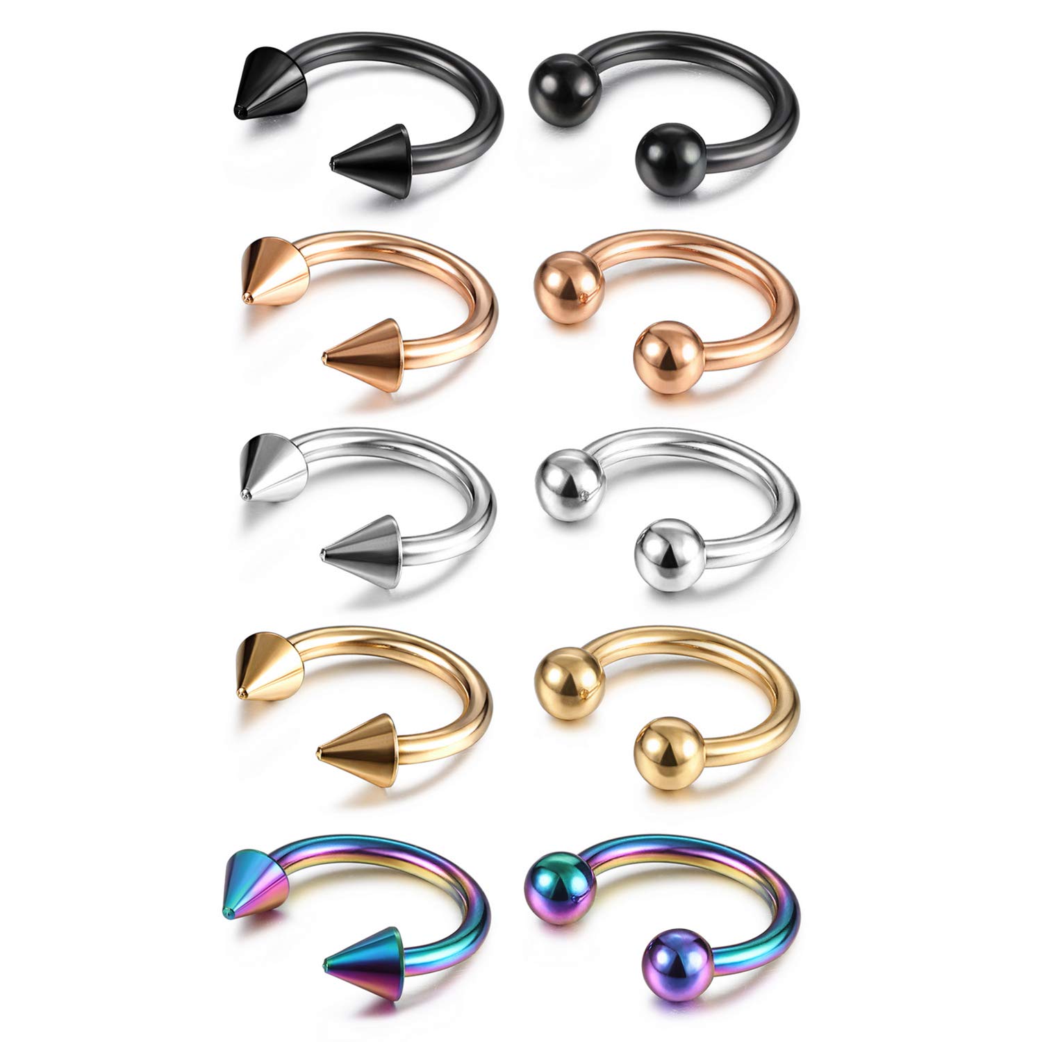 Helix Cartilage Ring - 14G 16G Septum Schmuck Chirurgenstahl Septum