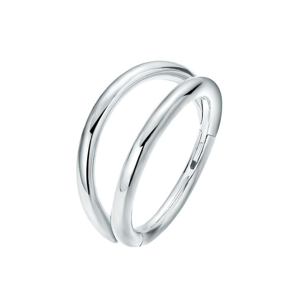 Helix Cartilage Ring - Kreativer Edelstahl Doppelschichtiger Nasenpiercing Elektroplattierter Helix-Knorpel-Nasenring