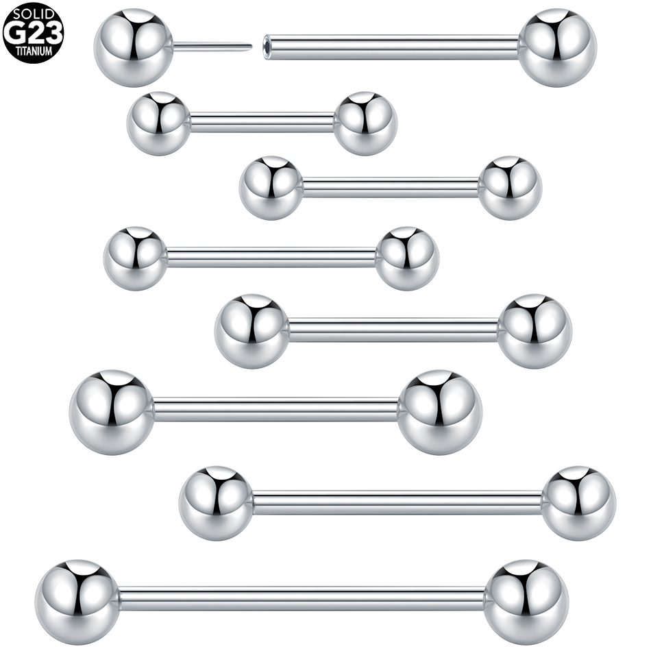 Body Jewelry Threadless - 5/10 Stück G23 Titan Threadless Push-in