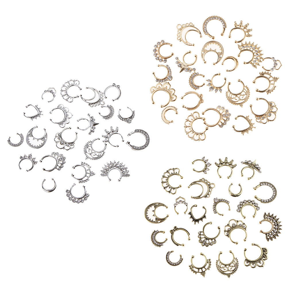 Body Jewelry Hot - Heißer Verkauf 21/3PCS Nase Gefälschte Septum