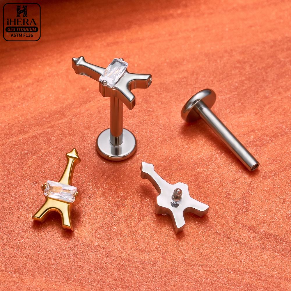 F136 Titan Piercing Stud Conch – Body Jewelry Vertical Labret Bewertung und Preis
