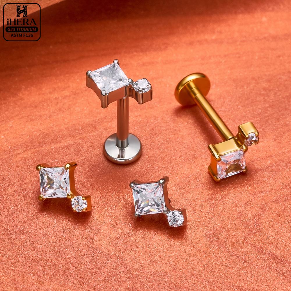 F136 Titan Piercing Stud Conch – Body Jewelry Vertical Labret Bewertung und Preis