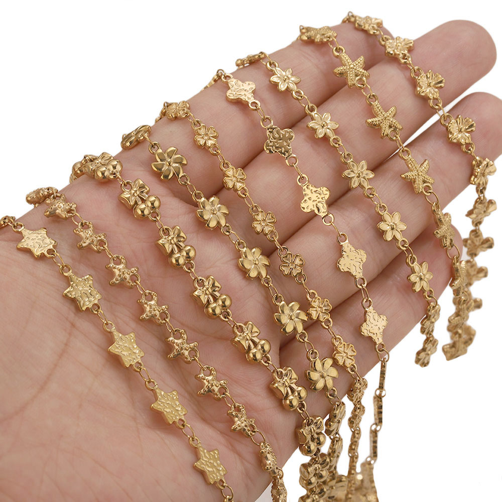 1 Meter Edelstahl Blumen-Stern – Body Jewelry In Bulk Bewertung und Preis