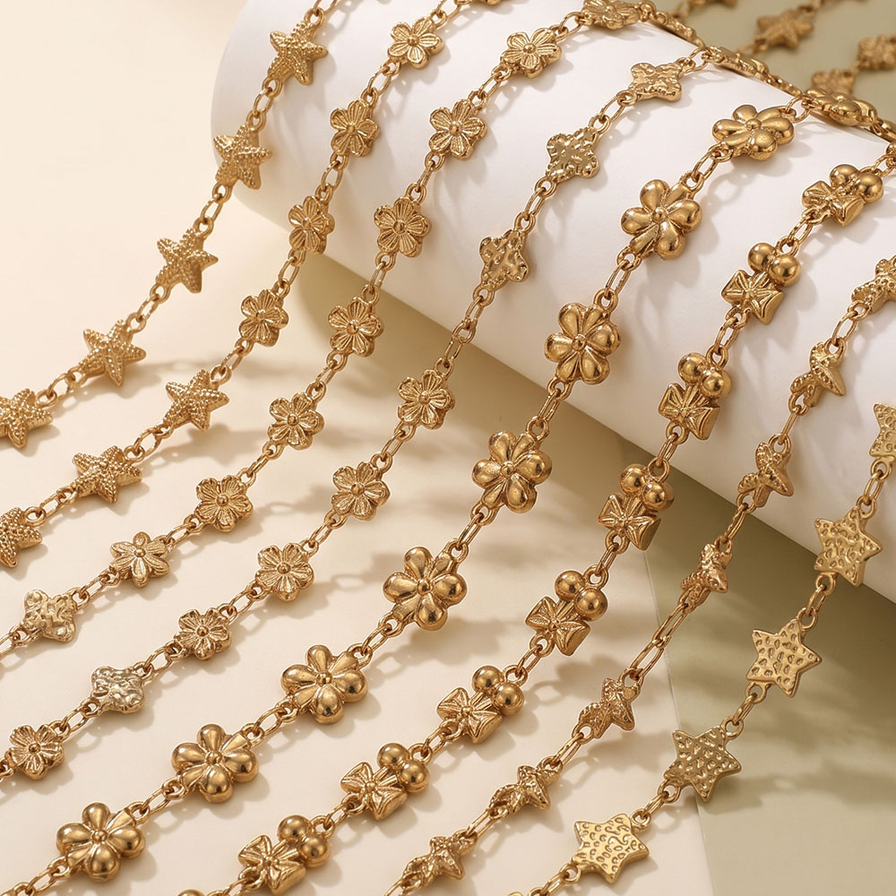 1 Meter Edelstahl Blumen-Stern – Body Jewelry In Bulk Bewertung und Preis