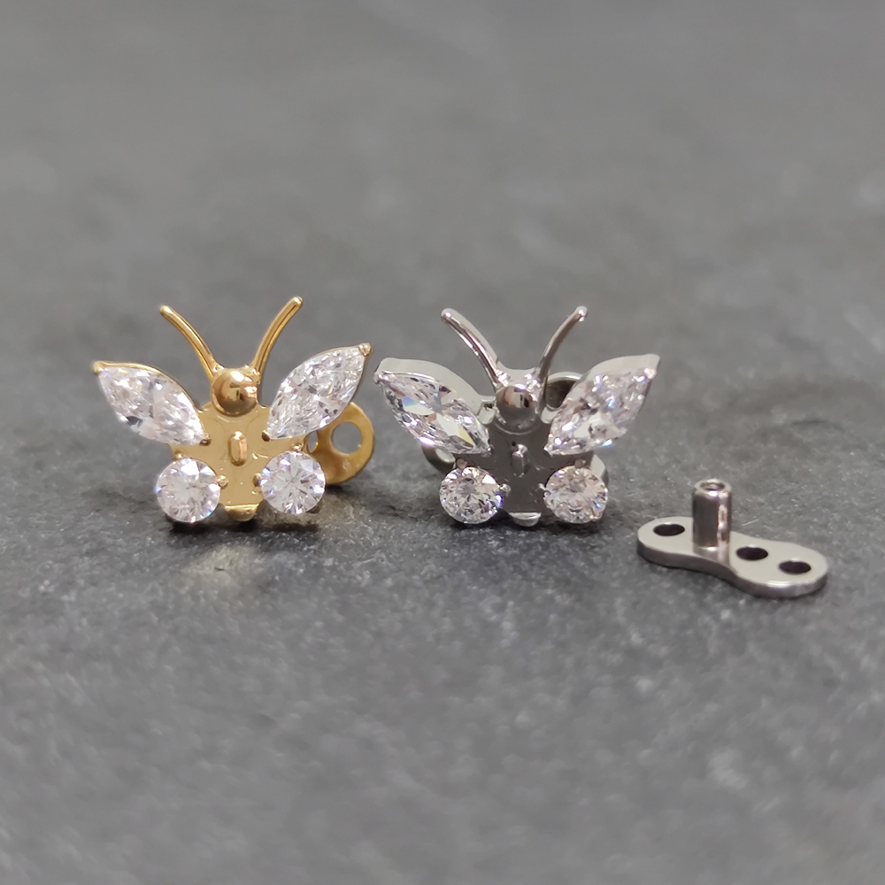 G23 Titan Zirkon Micro Dermal  – Body Jewelry Dermal Bewertung und Preis
