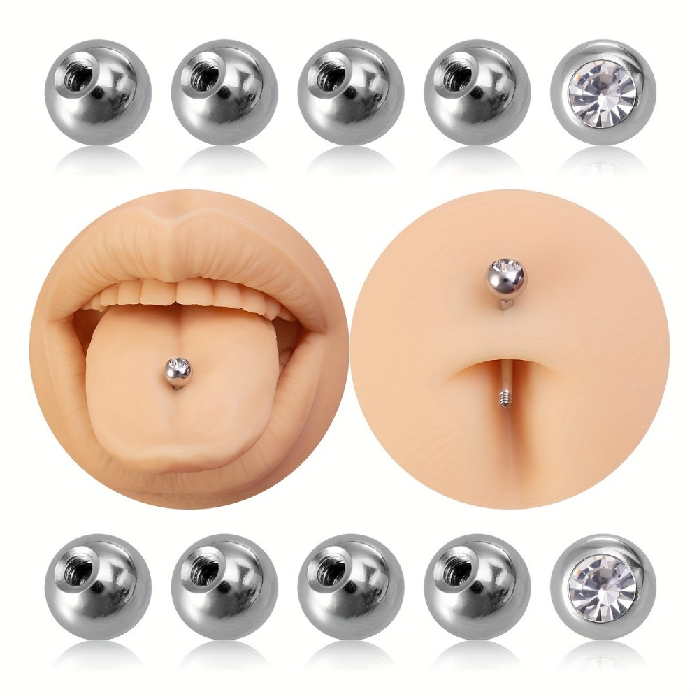 10 Stück Piercing-Kugeln 3 mm  – Body Jewelry Stores Bewertung und Preis