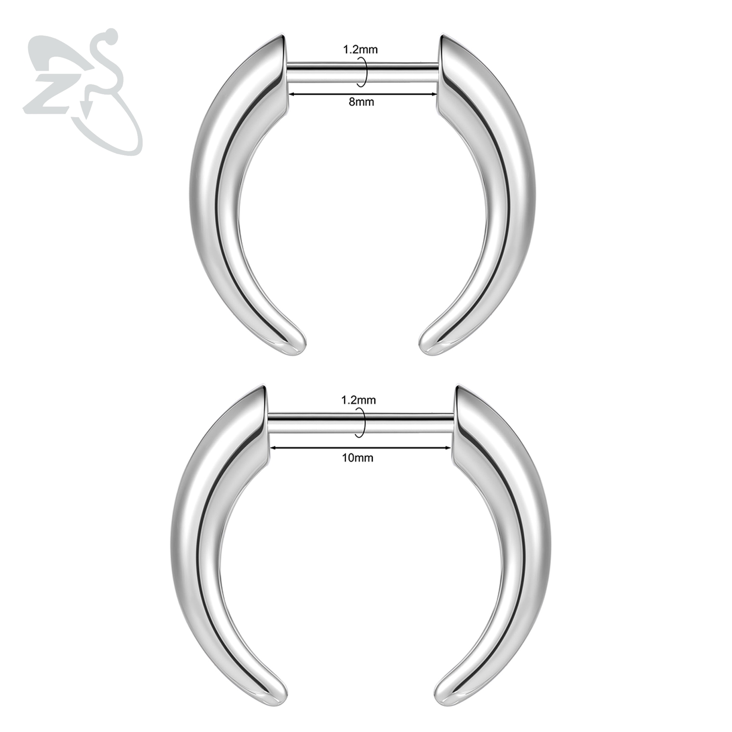 ZS 1 Stück 16G Threadless Edel – Body Jewelry Threadless Bewertung und Preis