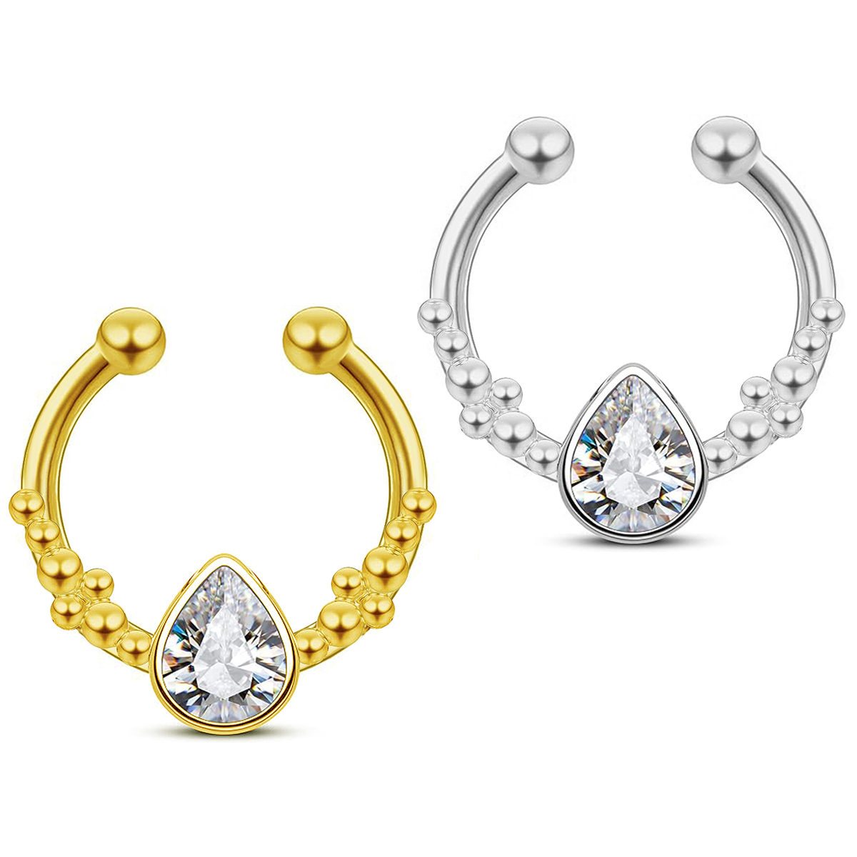 316L Edelstahl Septum Clicker  – Helix Cartilage Ring Bewertung und Preis