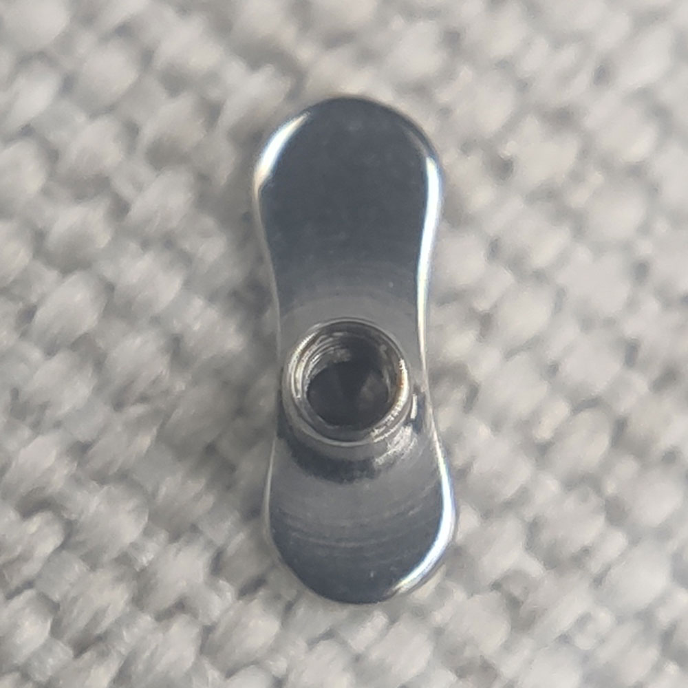 14G Implantatqualität Titan AS – Dermal Anchor Top Bewertung und Preis