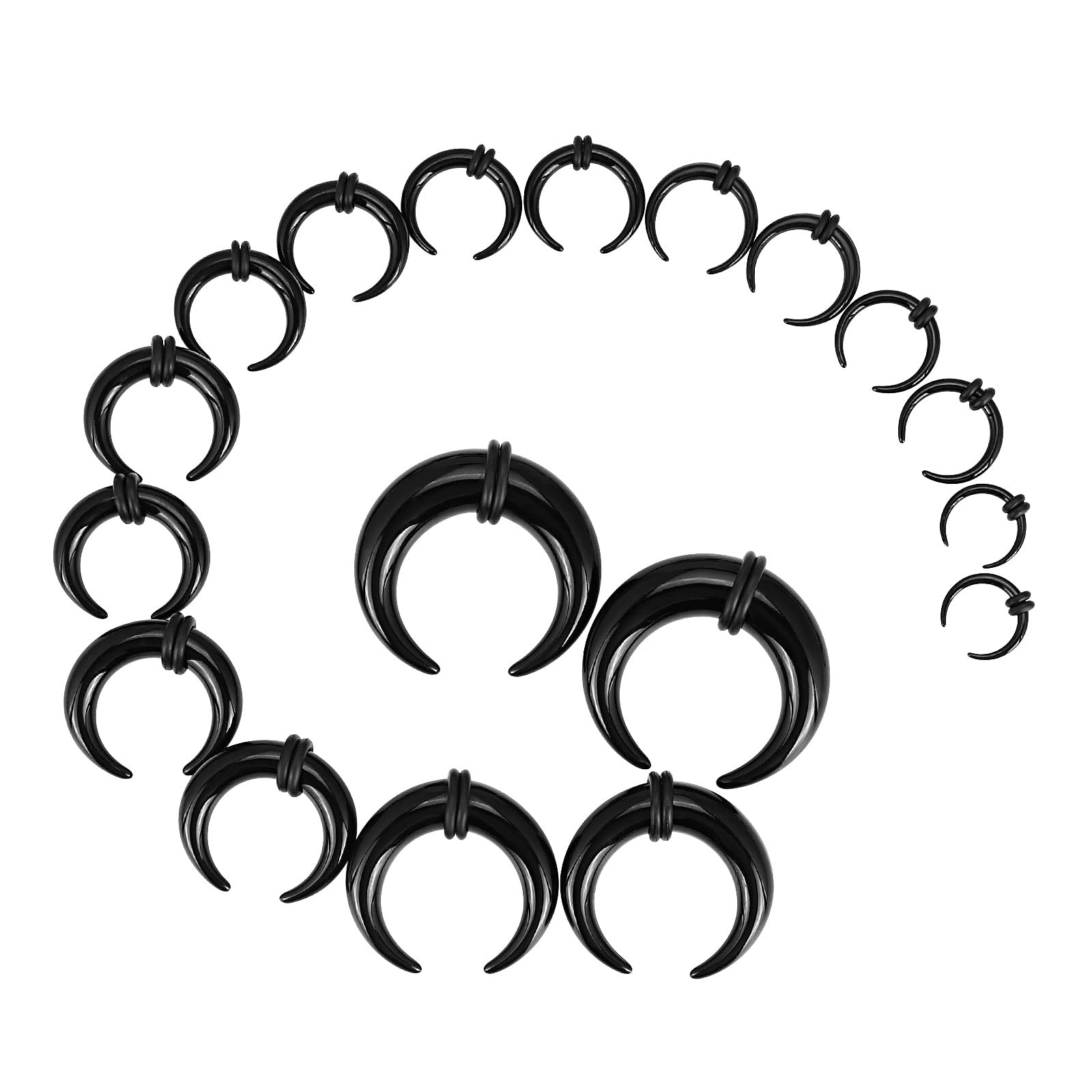 18 Stück Acryl Septum Pincher  – Body Jewelry Gauge Sizes Bewertung und Preis
