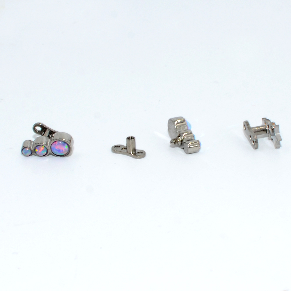 1PC Stahl/Titan Basis Micro De – Body Jewelry Dermal Bewertung und Preis