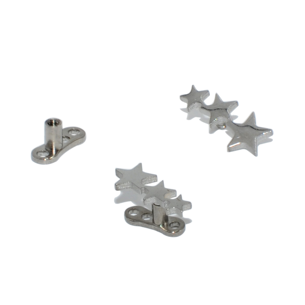 1PC Stahl/Titan Basis Micro De – Body Jewelry Dermal Bewertung und Preis