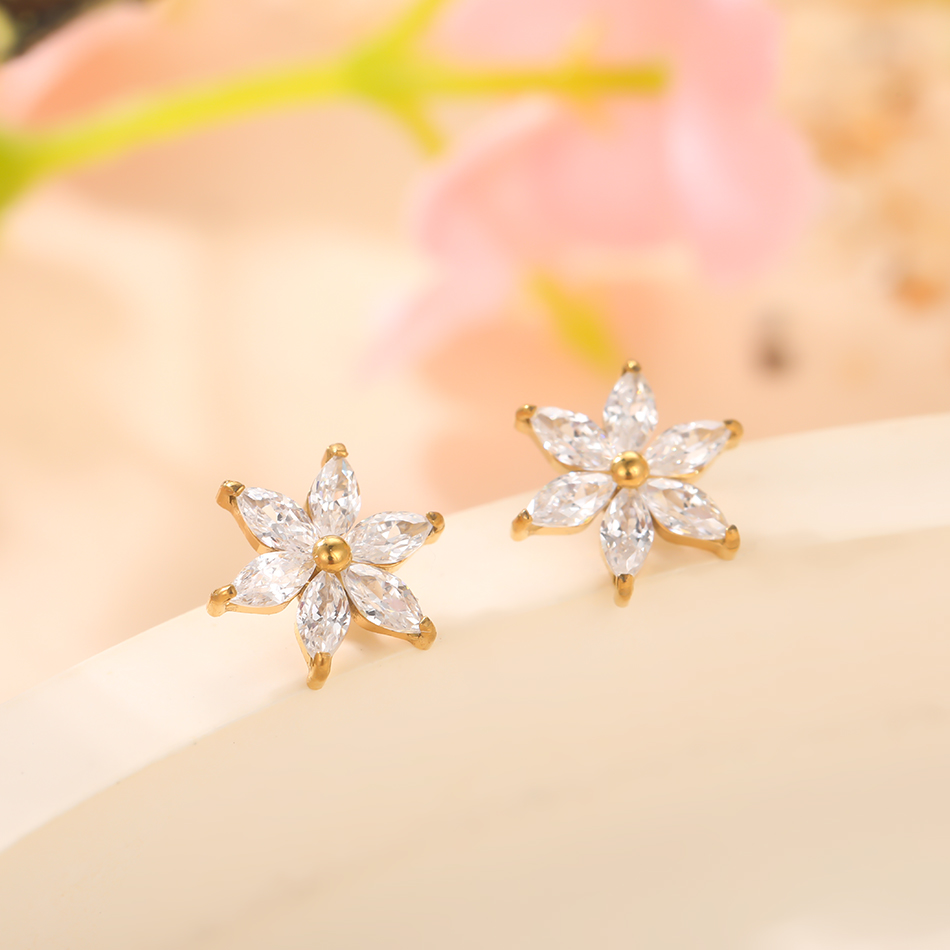 1/5PCS Titan Kristall Blume De – Body Jewelry Dermal Bewertung und Preis