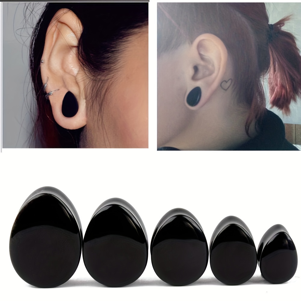 1 Paar Männer Wassertropfen Fo – Body Jewelry Gauge Sizes Bewertung und Preis