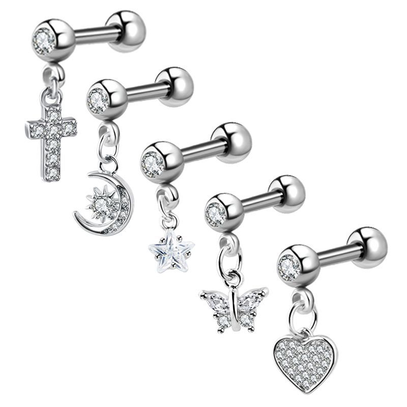 (.) Zirkon-Ohrringe für Helix- – Helix Cartilage Ring Bewertung und Preis