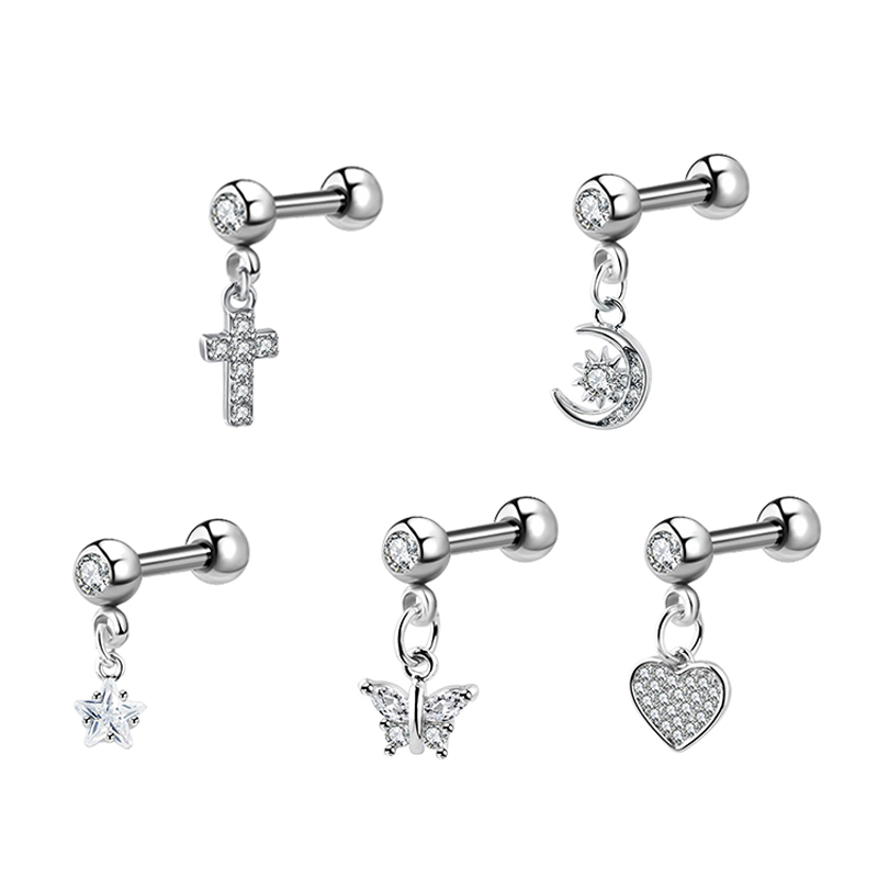 (.) Zirkon-Ohrringe für Helix- – Helix Cartilage Ring Bewertung und Preis