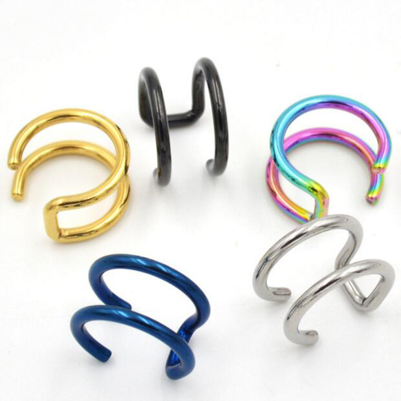 2 Stück 316L Edelstahl Clip-On – Helix Cartilage Ring Bewertung und Preis
