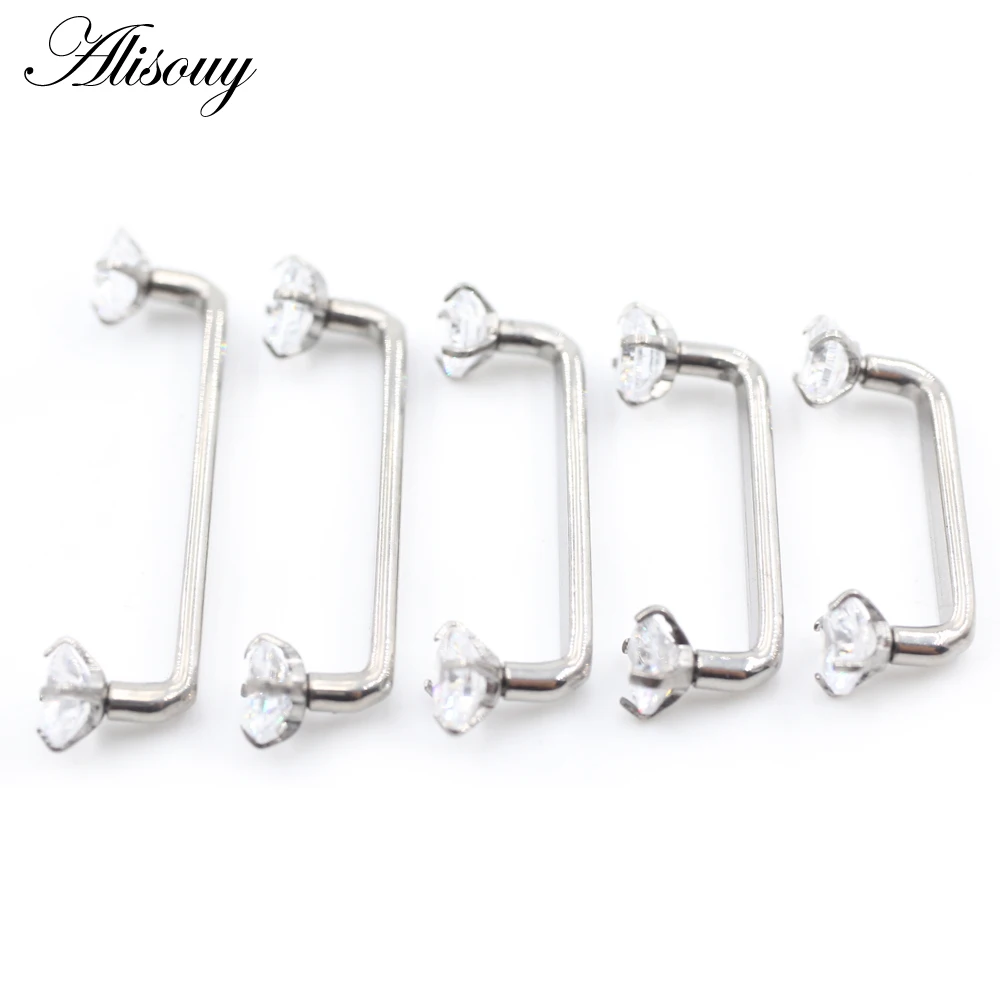 Alisouy 1 Stück Titan Herz Ste – Body Jewelry Dermal Bewertung und Preis