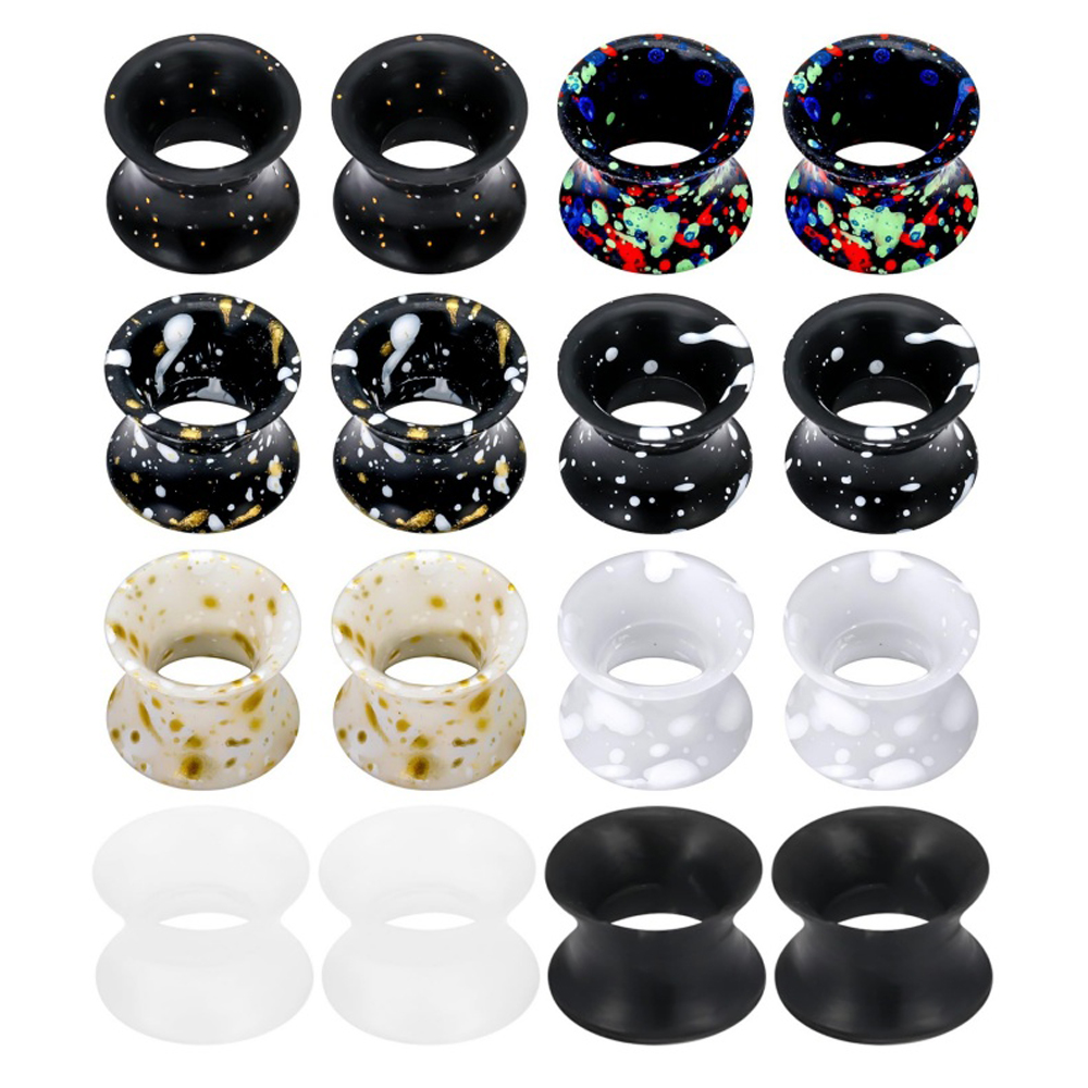 Silikon Ohranmessgeräte Tunnel – Body Jewelry Gauge Sizes Bewertung und Preis
