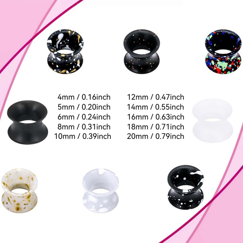 Silikon Ohranmessgeräte Tunnel – Body Jewelry Gauge Sizes Bewertung und Preis