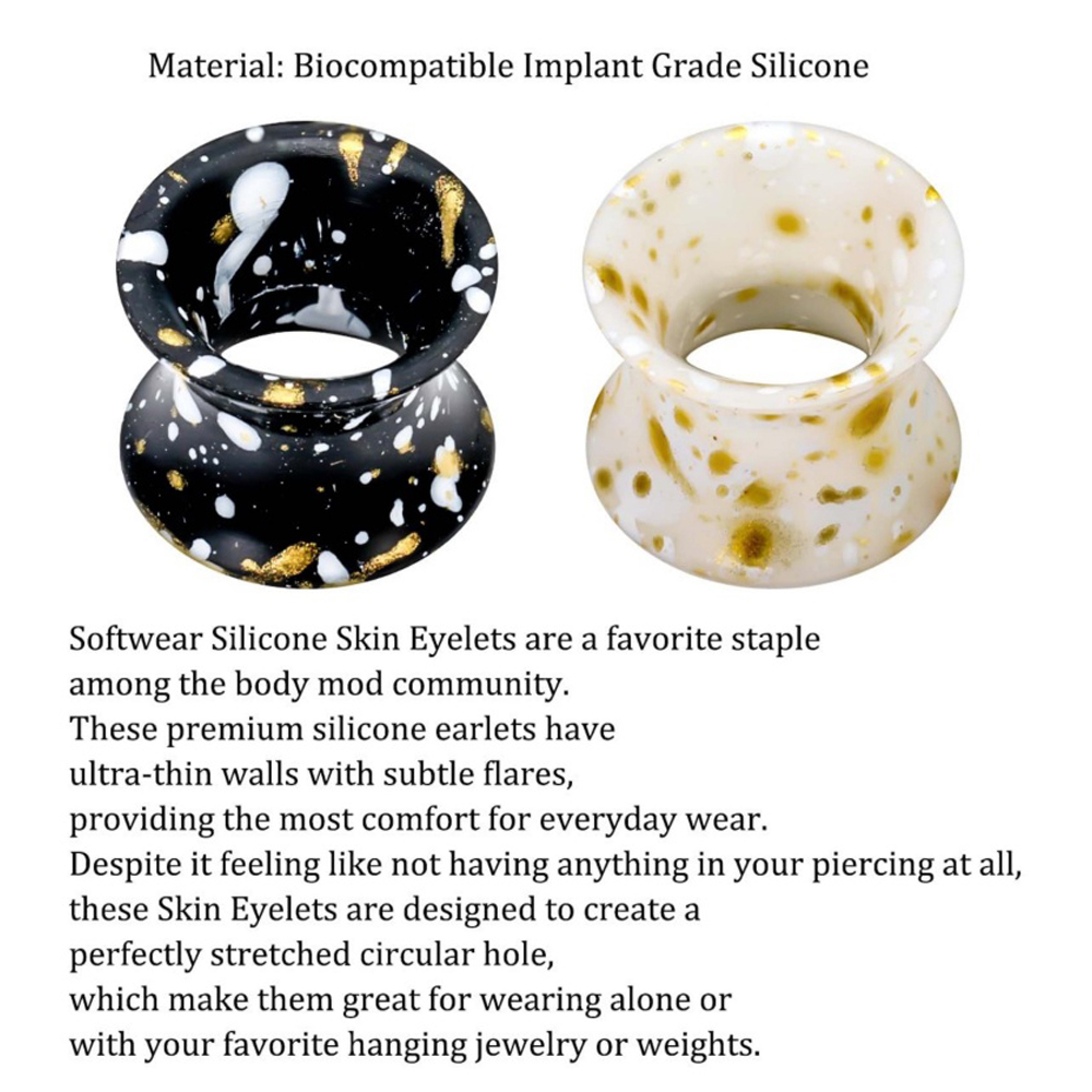 Silikon Ohranmessgeräte Tunnel – Body Jewelry Gauge Sizes Bewertung und Preis