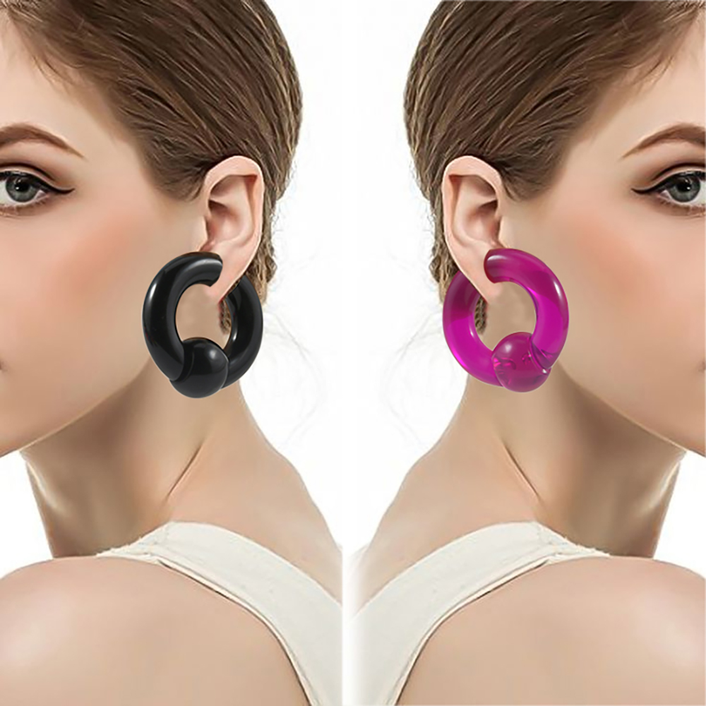2/1PCS Bunte Acryl BCR Große G – Body Jewelry Gauge Sizes Bewertung und Preis