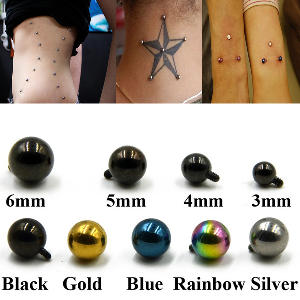 1 Stück Chirurgenstahl Micro D – Body Jewelry Dermal Bewertung und Preis