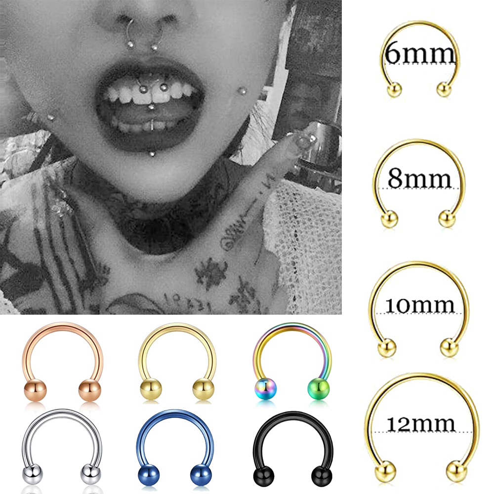 14G 16G Septum Schmuck Chirurg – Helix Cartilage Ring Bewertung und Preis