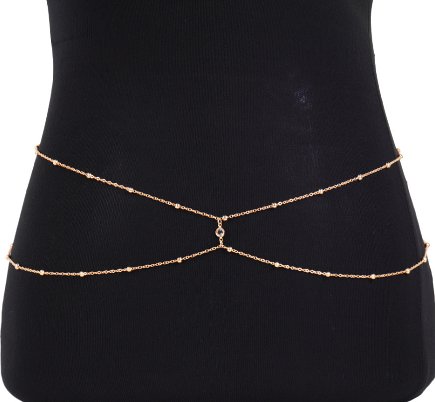 Klare Strass Perlen Bauch kett – Body Jewelry In Bulk Bewertung und Preis