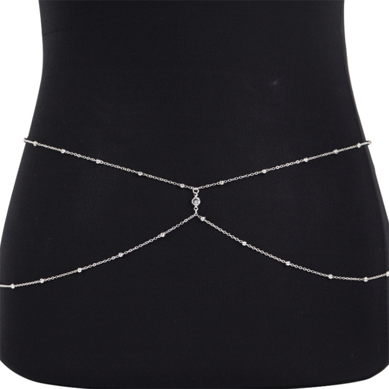 Klare Strass Perlen Bauch kett – Body Jewelry In Bulk Bewertung und Preis
