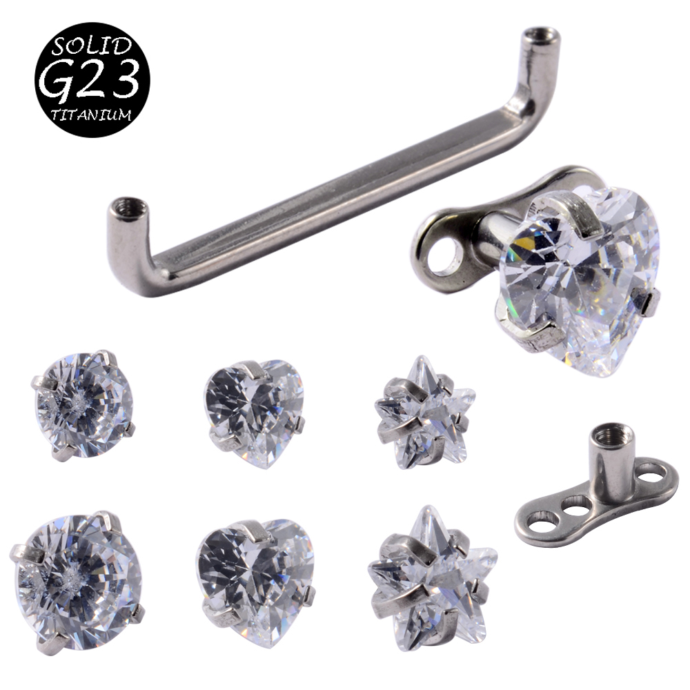 1 stück G23 Titan Dermal Ancho – Body Jewelry Dermal Bewertung und Preis