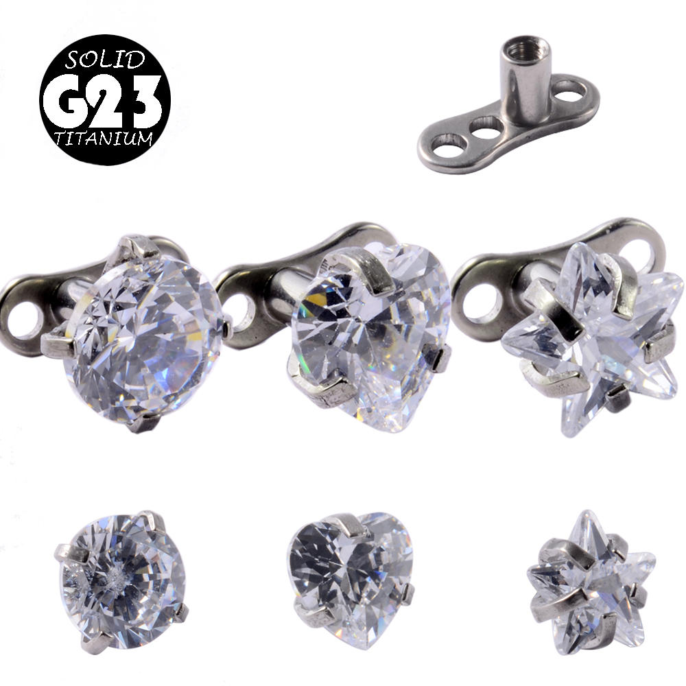 1 stück G23 Titan Dermal Ancho – Body Jewelry Dermal Bewertung und Preis