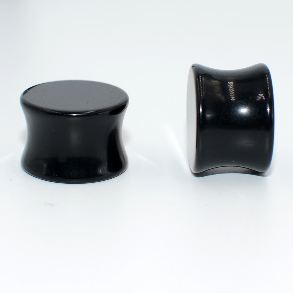 2 Paar Acryl-Ohrstöpsel, weiß  – Body Jewelry Gauge Sizes Bewertung und Preis