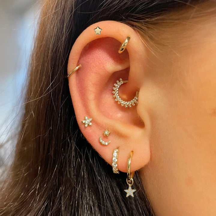 1pc Helix Piercing Ohrringe fü – Helix Cartilage Ring Bewertung und Preis