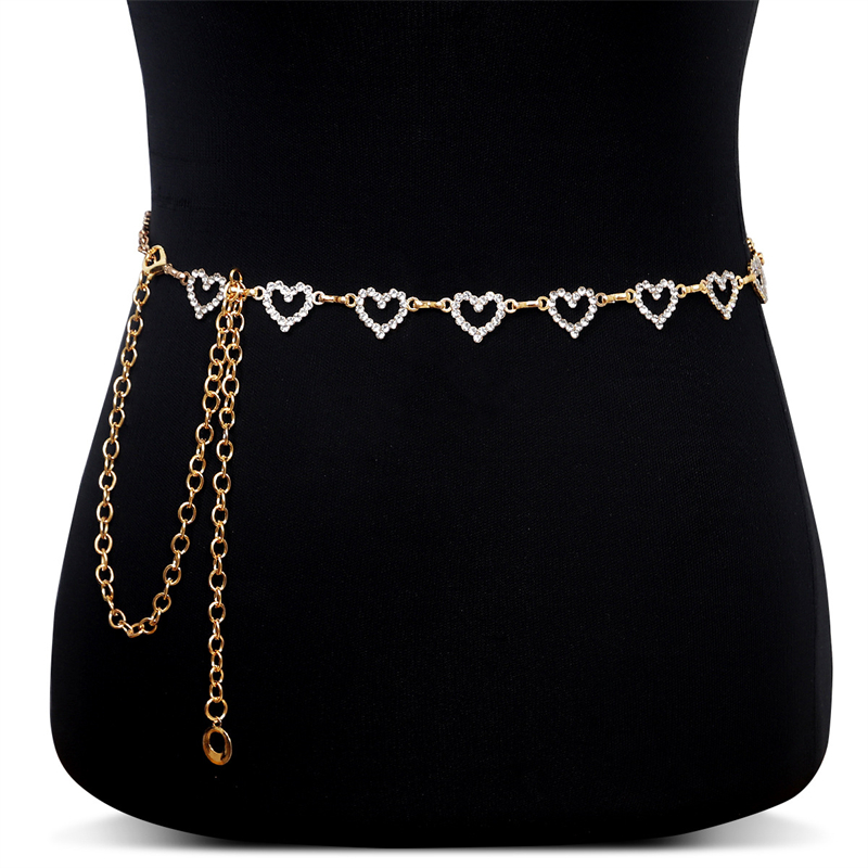 Modische Strass-Herz-Taillenke – Body Jewelry In Bulk Bewertung und Preis