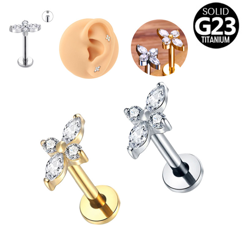 1 Stück G23 Titan Labret Pierc – Helix Cartilage Ring Bewertung und Preis