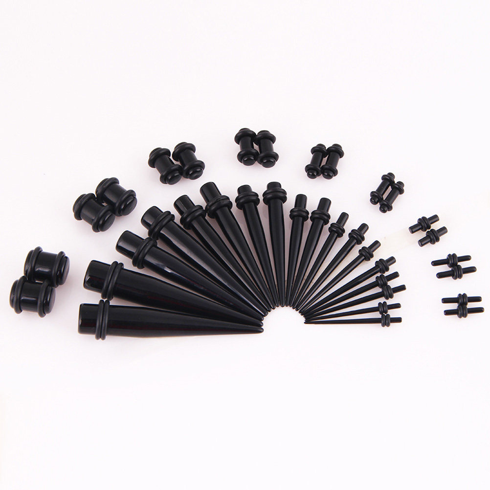 36-teiliges Ohr-Expander-Set,  – Body Jewelry Gauge Sizes Bewertung und Preis