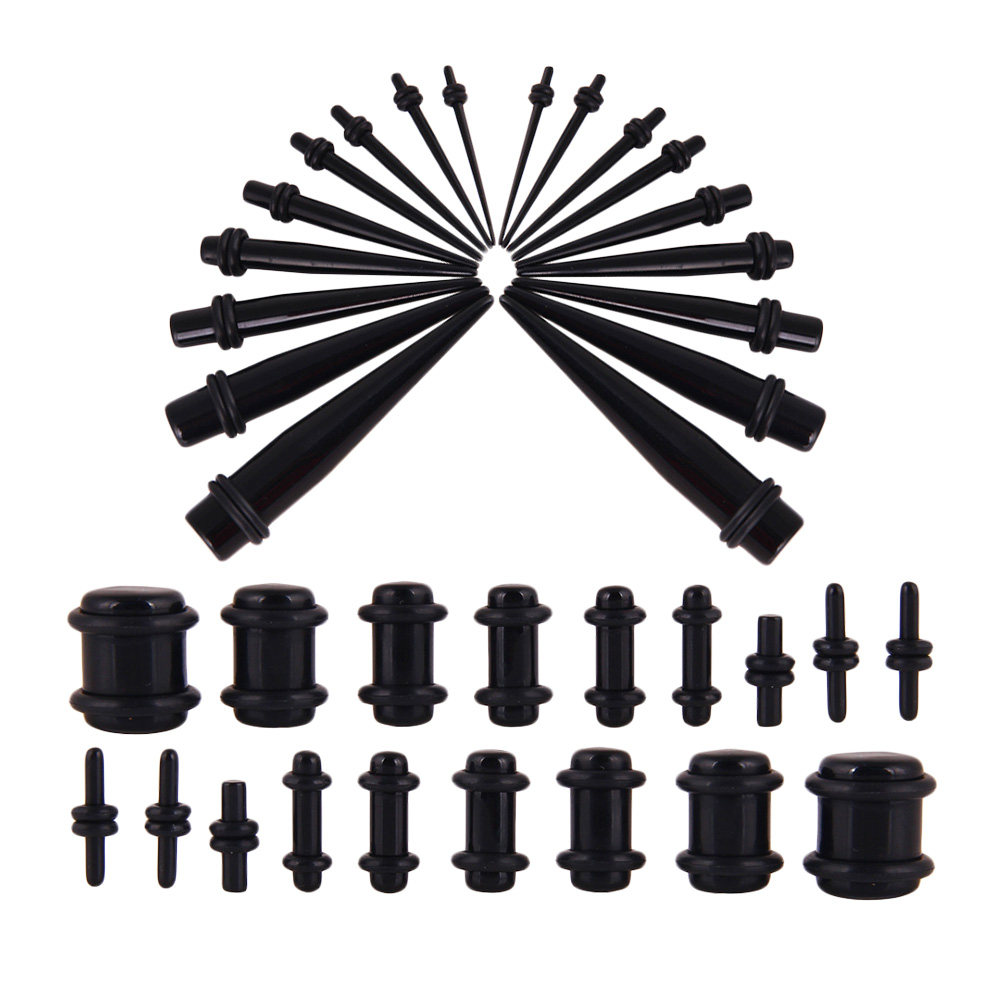 36-teiliges Ohr-Expander-Set,  – Body Jewelry Gauge Sizes Bewertung und Preis