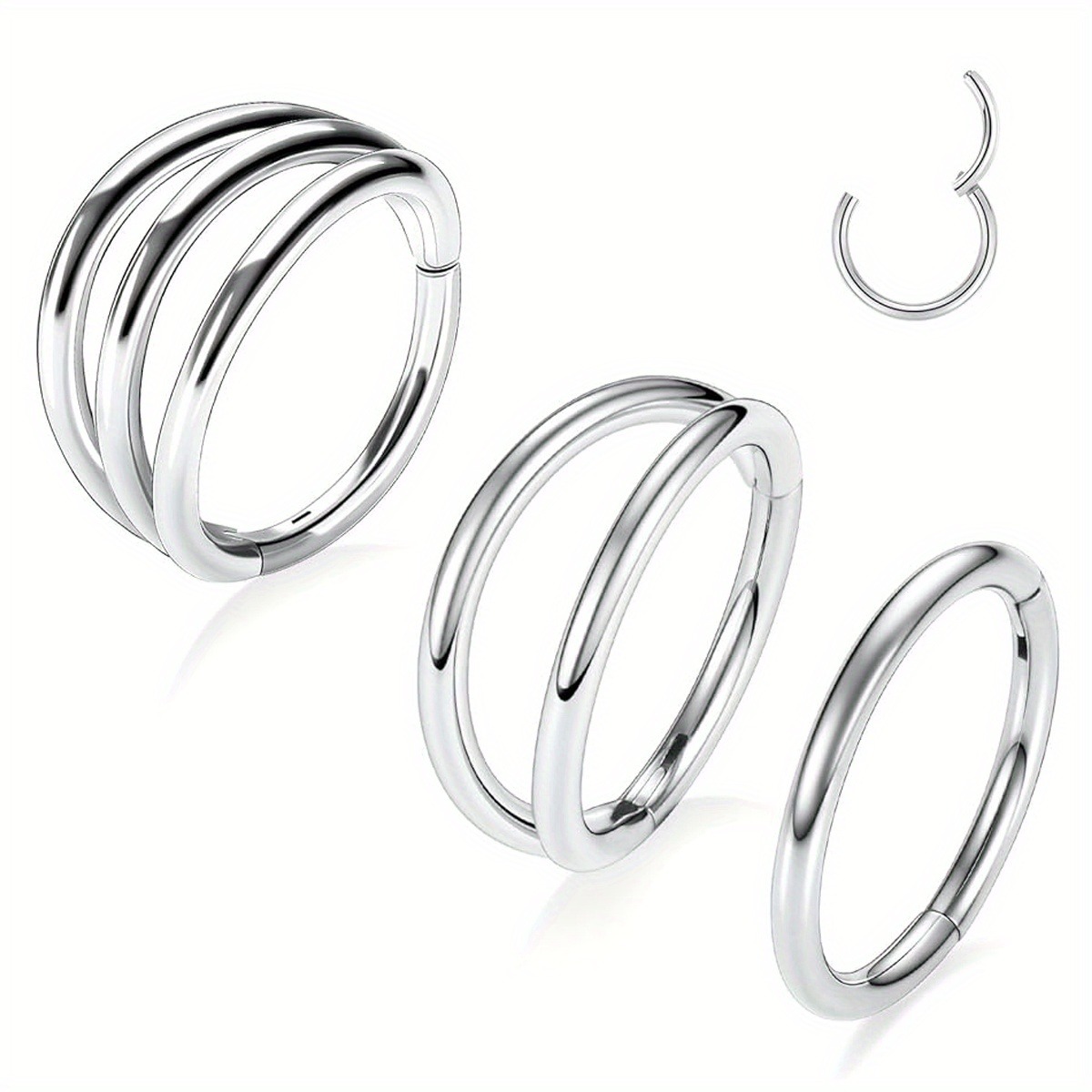 3 Stück einfache Nasenringe, E – Helix Cartilage Ring Bewertung und Preis