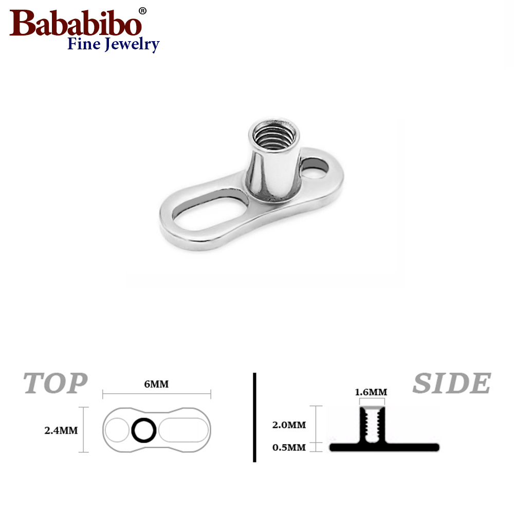 10 Stück 14G 2 mm/2,5 mm G23 T – Body Jewelry Dermal Bewertung und Preis