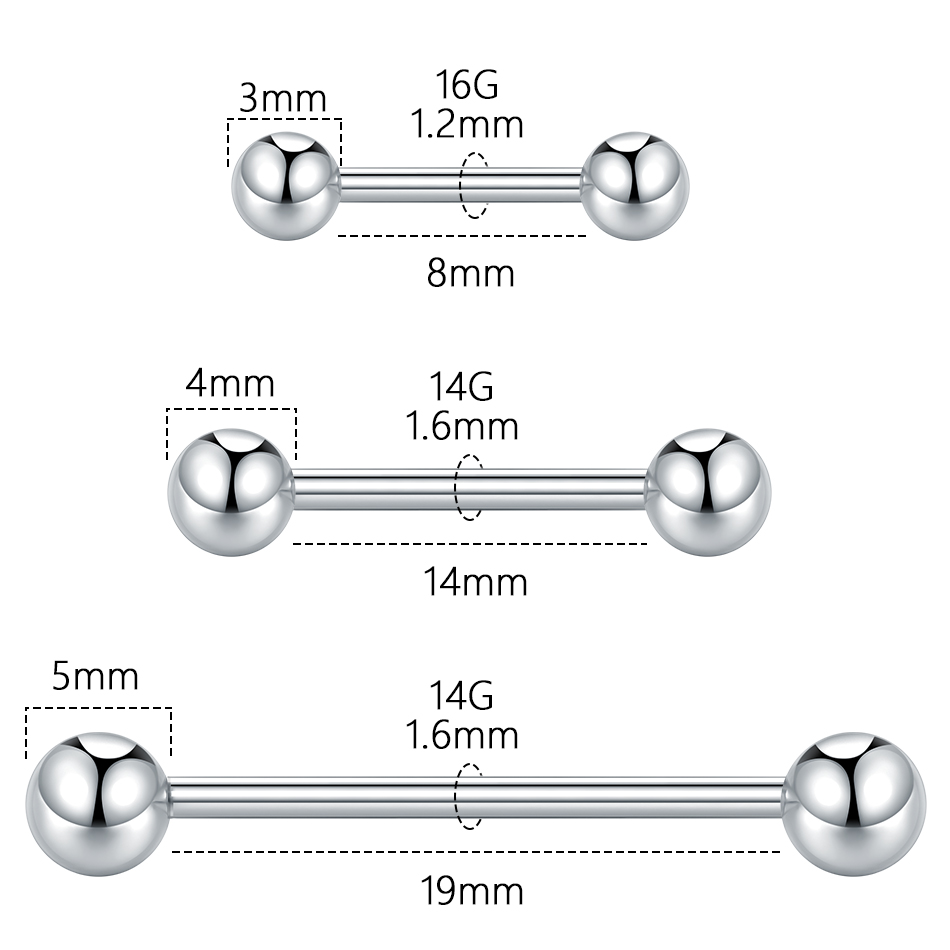5/10 Stück G23 Titan Threadles – Body Jewelry Threadless Bewertung und Preis