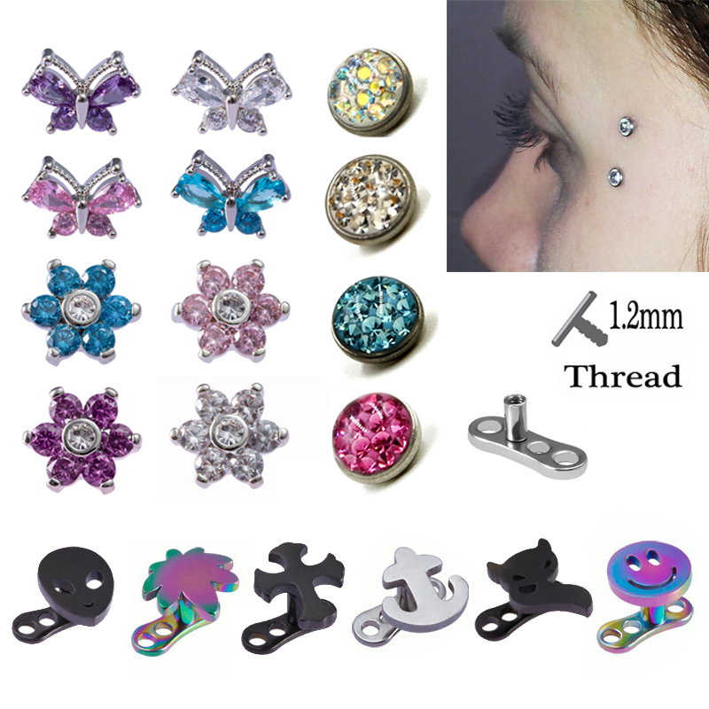 1PC Dermal Anchor Top Piercing – Dermal Anchor Top Bewertung und Preis